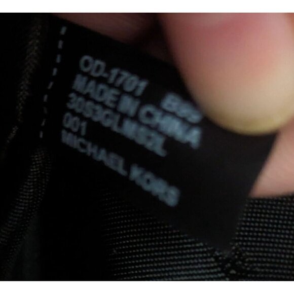 Michael Kors 30S3GLMS2L Selma Medium Top Zip Satchel Selma Black Handbag 13in - Picture 7 of 14